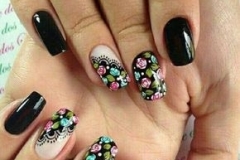 Uñas con flores 4