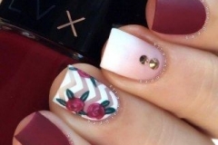 Uñas con flores 6