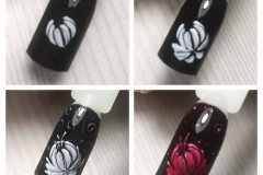 Uñas decoradas paso a paso 5